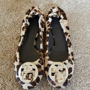 Tory Burch Leopard Ballerina Flats